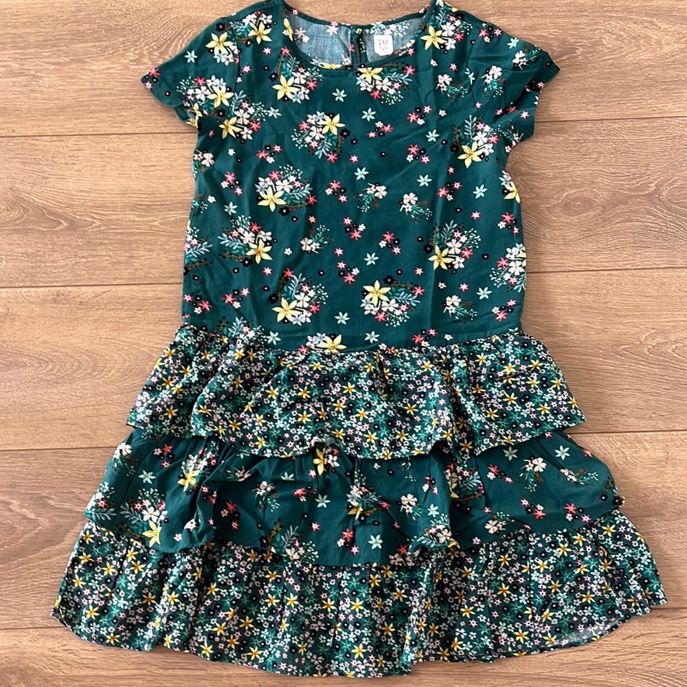 Gap Kids floral dress XL (12)
